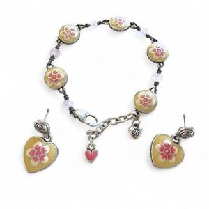 Retired Brighton “Spring Fever” Bracelet & Earring Set